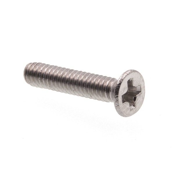 Prime-Line Machine Screw, Metric, Flat Head, Phillip Drive M2-0.4 X 10MM 18-8 Stainless Steel 10PK 9120628 - main